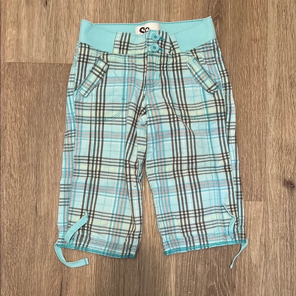 SO Other - SO Blue Plaid Shorts Casual Bottoms